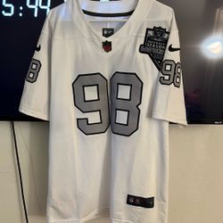 Maxx Crosby inaugural season jersey 