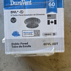 Model Dvl Double Wall Stove Pipe 6" 