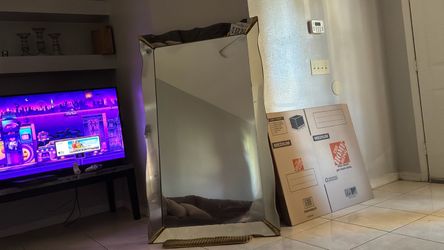 Large Rectangular Wall Mirror Gold Frame