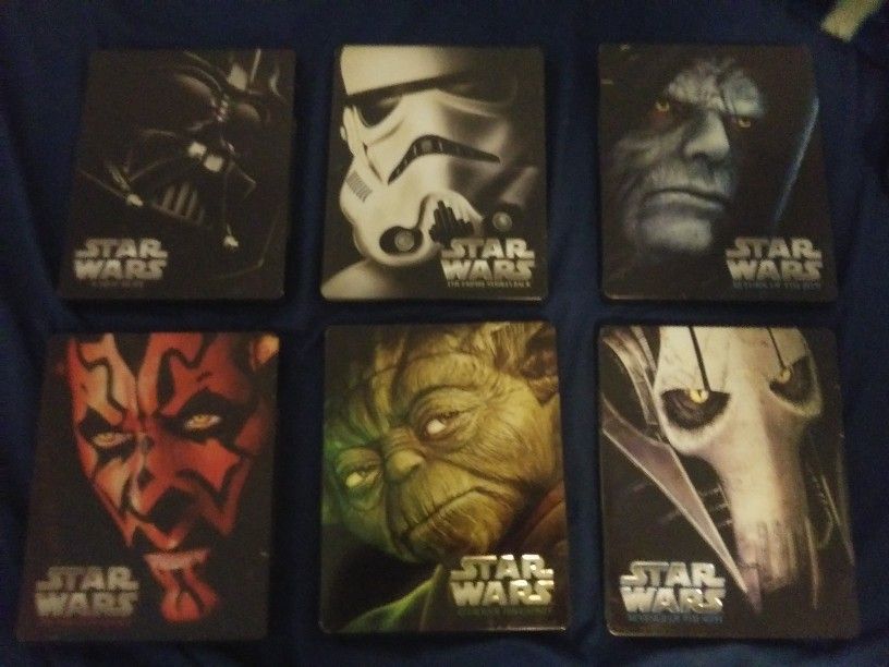 STAR WARS STEELBOOK BLU RAY I-VI