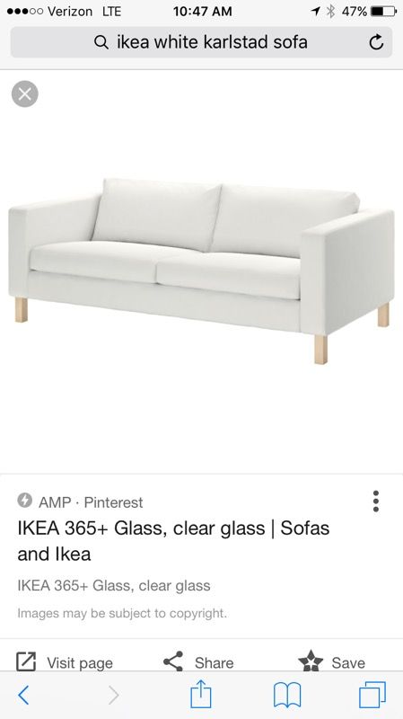 Ikea Karlstad Sofa White Couch For Sale In Plantation Fl Offerup