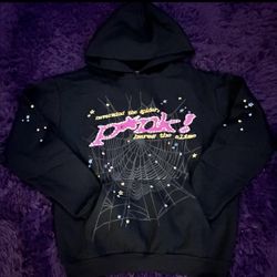 Sp5der Hoodie (Black )