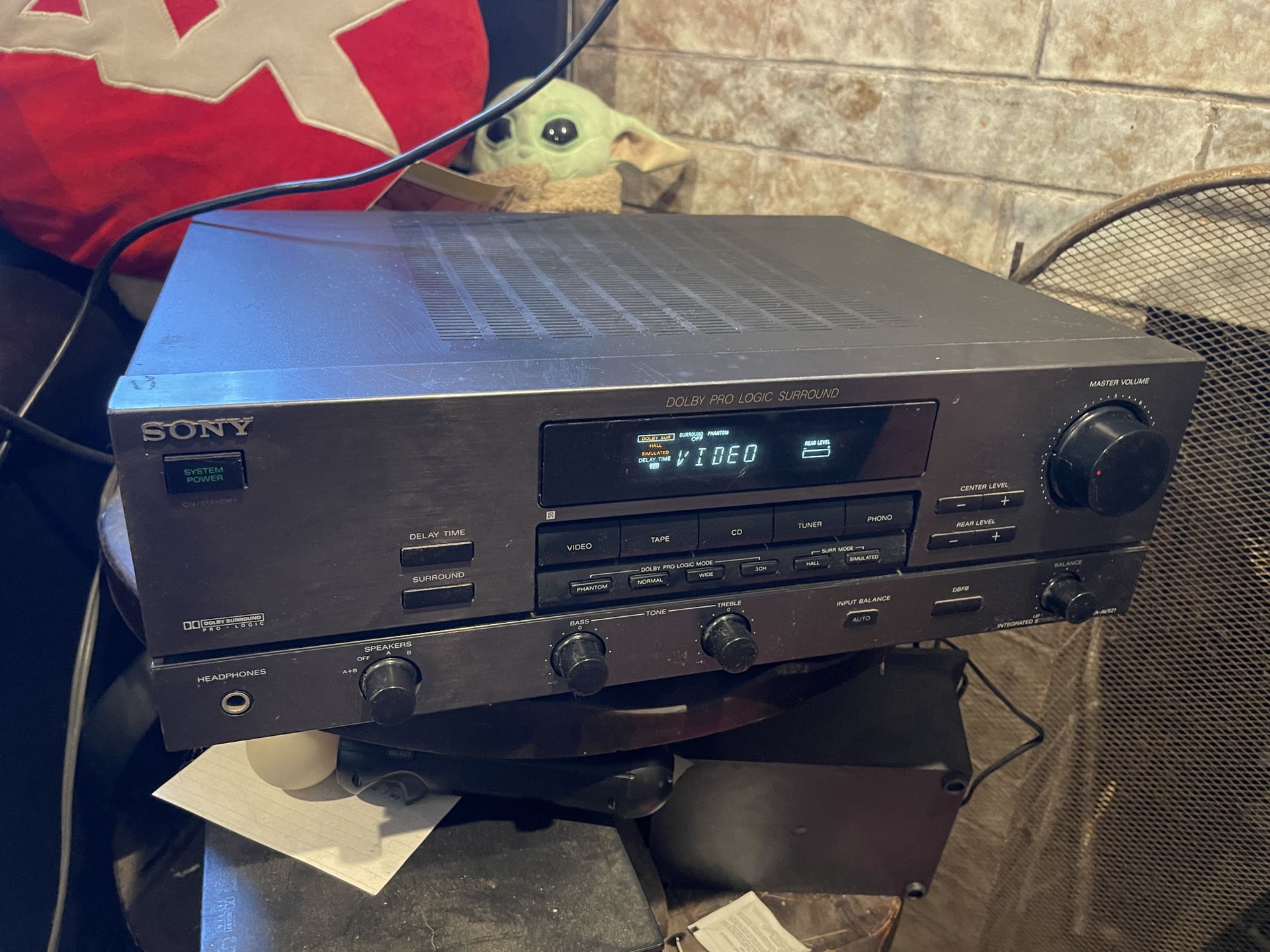sony stereo amplifier/ receiver ta-av521