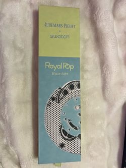 Audemars Piguet x Swatch Royal Oak Blaue Acht Box