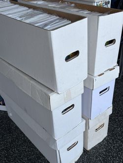 6 Comic Book Long Boxes