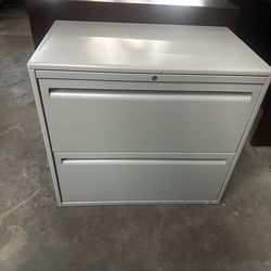 OFFICE /HOME FILE CABINET 2 DRAWERS LATERAL METAL FILE