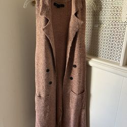 Love Tree Women’s Sleeveless Long Sweater Vest 