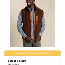 Men's Toad&Co Sespe Sherpa Vest