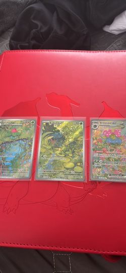 Bulbasaur Ivysaur Venusaur EX Full Evolution Set – Pokémon Illustration Rare Cards