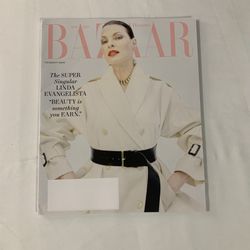 Harper's Bazaar Linda Evangelista “Beauty Is Something You Earn” Issue May 2025 Magazine