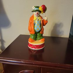 Vintage Enesco Musical Clown 8.5"