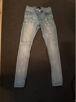 purple jeans 28