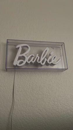 Barbie sign