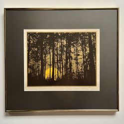 Vintage Judi & Les Hellman Signed and Numbered Limited Edition Serigraph