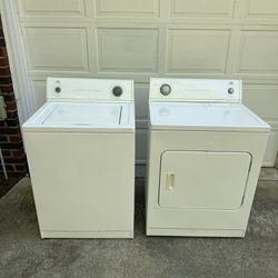 **GREAT WORKING ROPER WASHER AND DRYER SET!!**