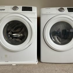 Samsung Washer & Dryer set - Models WF42H5000AW/A2 & DV42H5000EW/A3