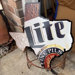 Metal Beer Logo Sign 