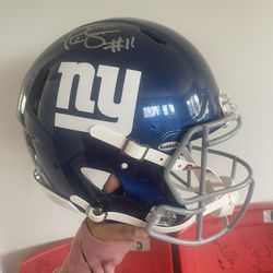 Autographed Giants Helmet 