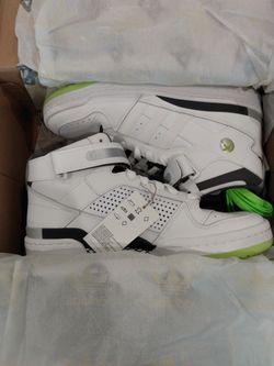  Adidas  Xbox 360  Forum 360 Cloud White And Gray Size 10