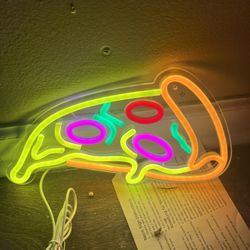Pizza Slice Neon Sign 