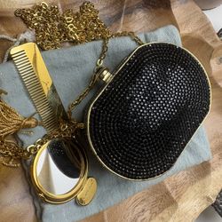 Judith Leiber Minaudiere Swarovski Crystal Clutch