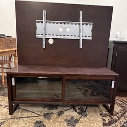 Tv Stand With Hardware And Storage