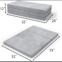 Bed, Topper, Mattress $50
