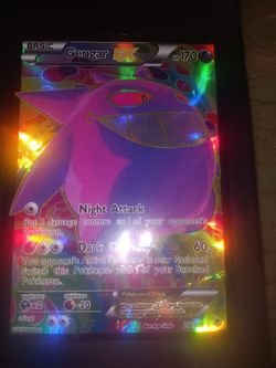 Gengar EX #114 Pokemon phantom forces
