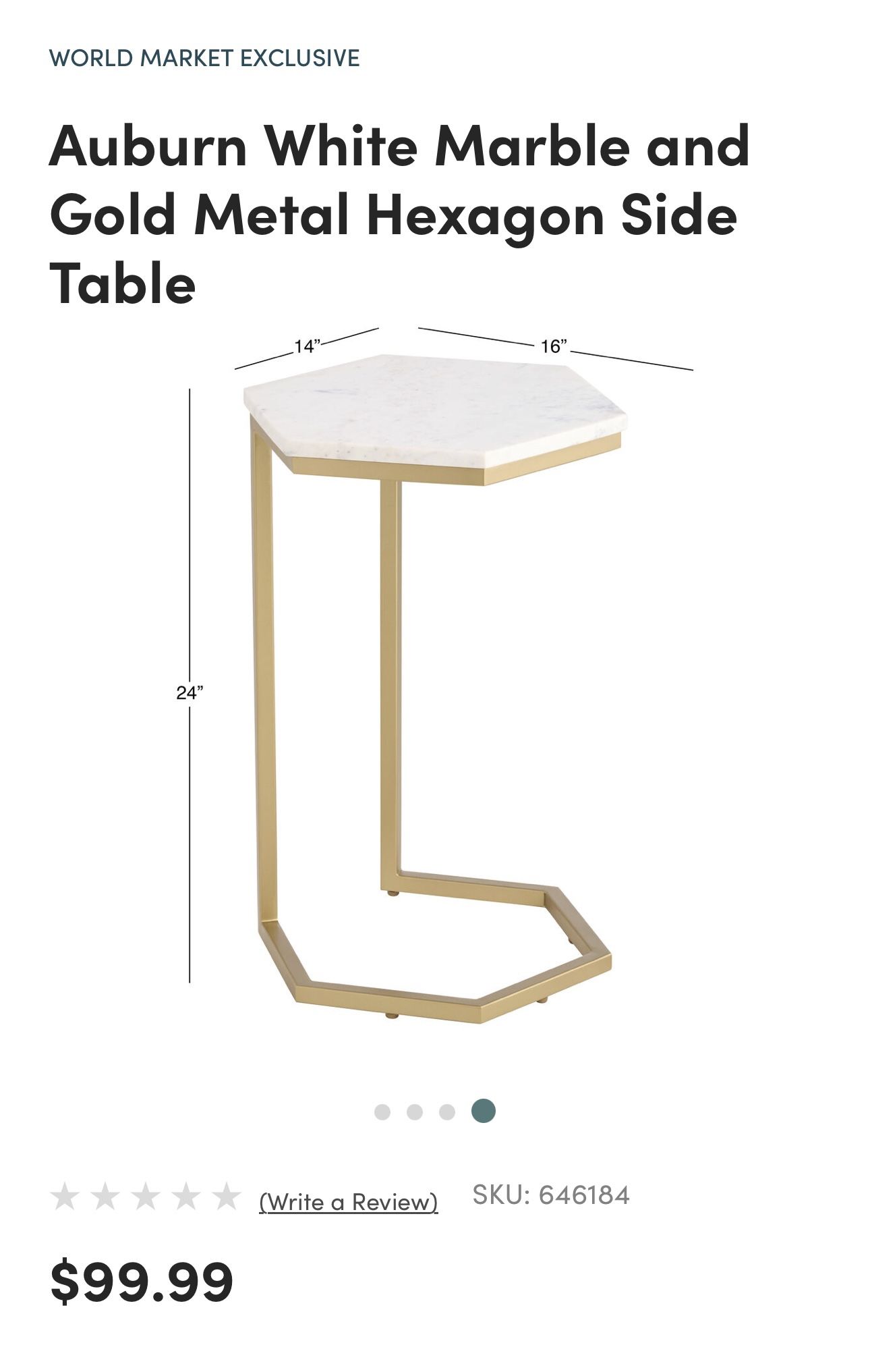 Marble Side/end Table