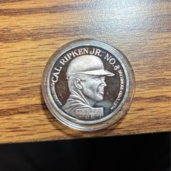 Cal Ripken 2131  “1 “ Ounce .999 Silver Proof Coin