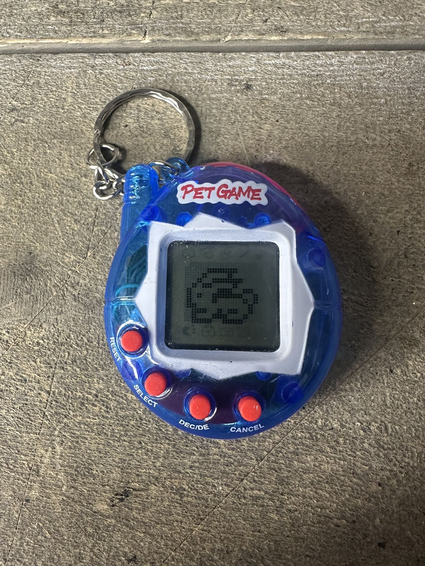 Pet Game Electronic Giga Pet Key Chain Interactive Animal Tested New Batteries