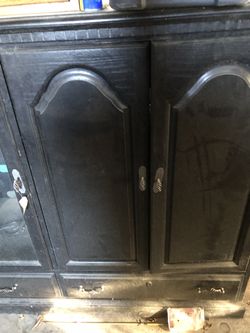 Entertainment Center Black