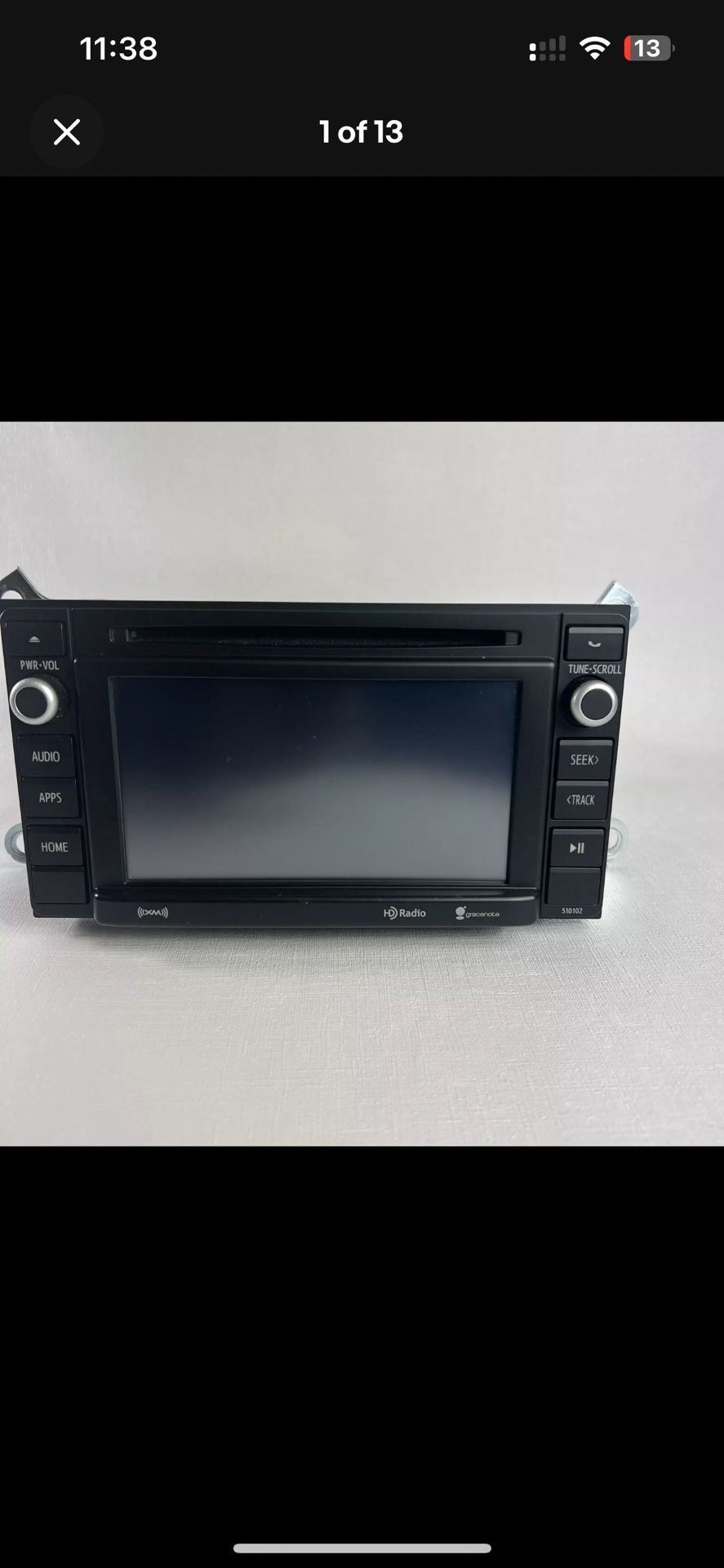 16-19 TOYOTA TACOMA Entune Touch Screen HD Radio Navigation GPS HEAD UNIT OEM