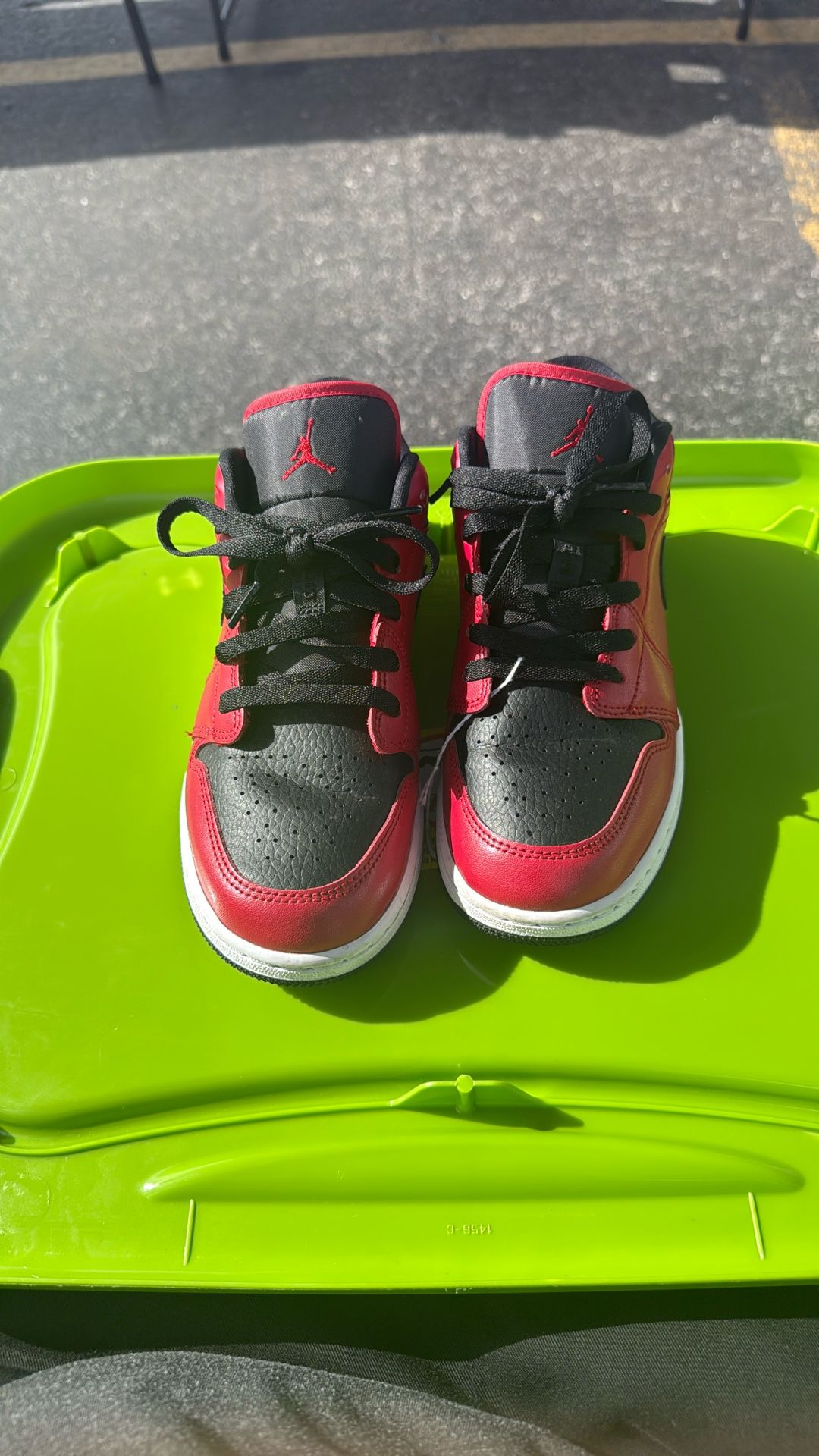 Air Jordan 1 Low GS 'Reverse Bred' 2021 553560-605 Youth Size 6.5Y