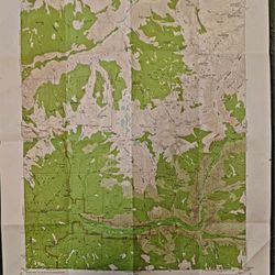 MARION CREEK, CA 1953 Original Topographical MAP