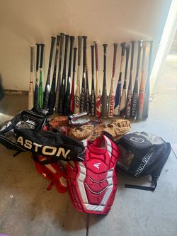 Baseball Bat / Glove / Backpack Lot TAKE ALL
