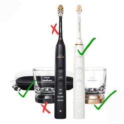 White Toothbrush and Accessories, Philips Sonicare DiamondClean Connected Rechargeable Electric Toothbrush