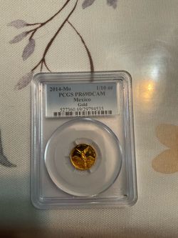 2014 LIBERTAD PCGS69 GOLD coin