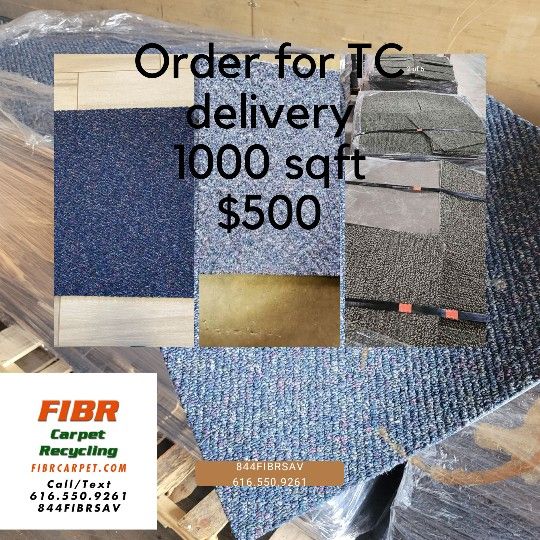 Repurposed Carpet Tile