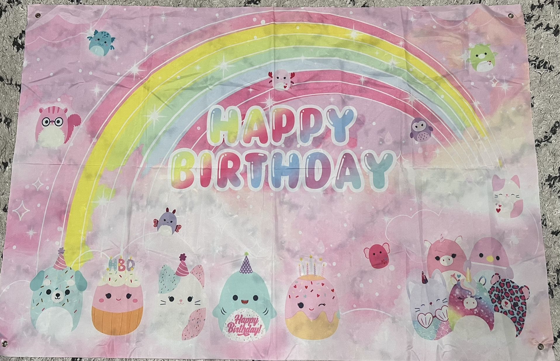 Squishmallow Birthday Party Decor
