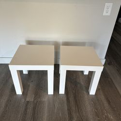 White Side Table (set of 2)