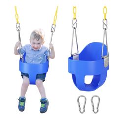 Toddler Swing Seat, Outdoor Baby Swing with Coated Chains