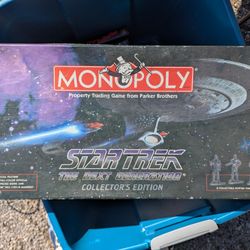 Star Trek The Next Generation 1998 Monopoly Colectors Edition