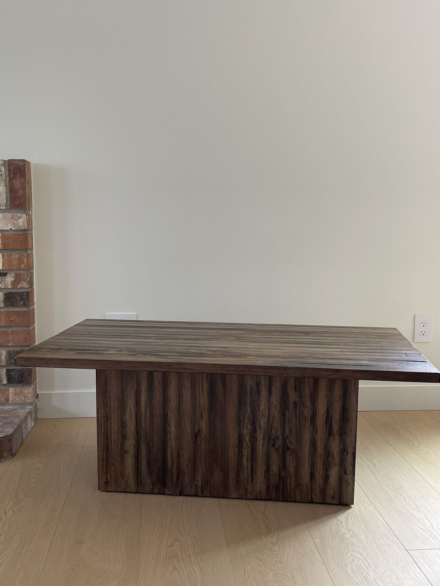 Brown Wooden Coffee Table