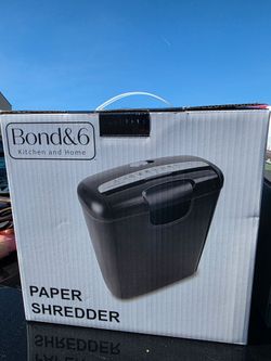 Bond&6 Paper Shredder
