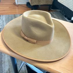 Lack Of Color Beige Hat 100% Australian Wool -Size Small 55cm