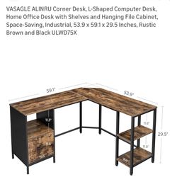 Corner L Shaped Desk