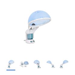 Zeny Portable 2 In 1 Hair and Facial Steamer with Bonnet Hood for Personal Home Use