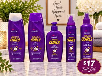 Aussie Miracle Curls 5-Piece Hair Care Set