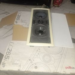 2 NEW LC265i-IP ready in wall speakers polkaudio